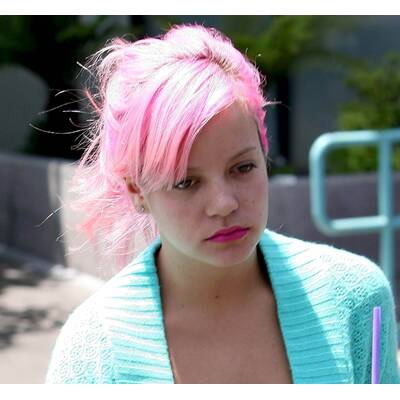 Pinke Haare der Stars