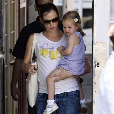 Jennifer Garner mit Baby und Babybauch