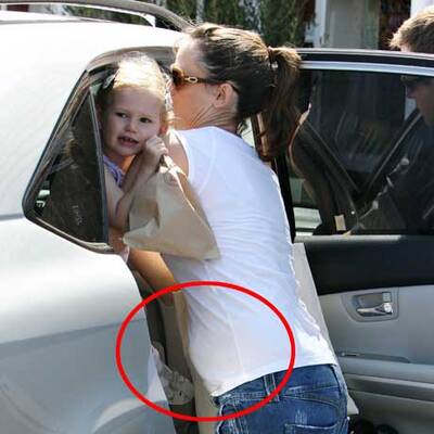 Jennifer Garner mit Baby und Babybauch