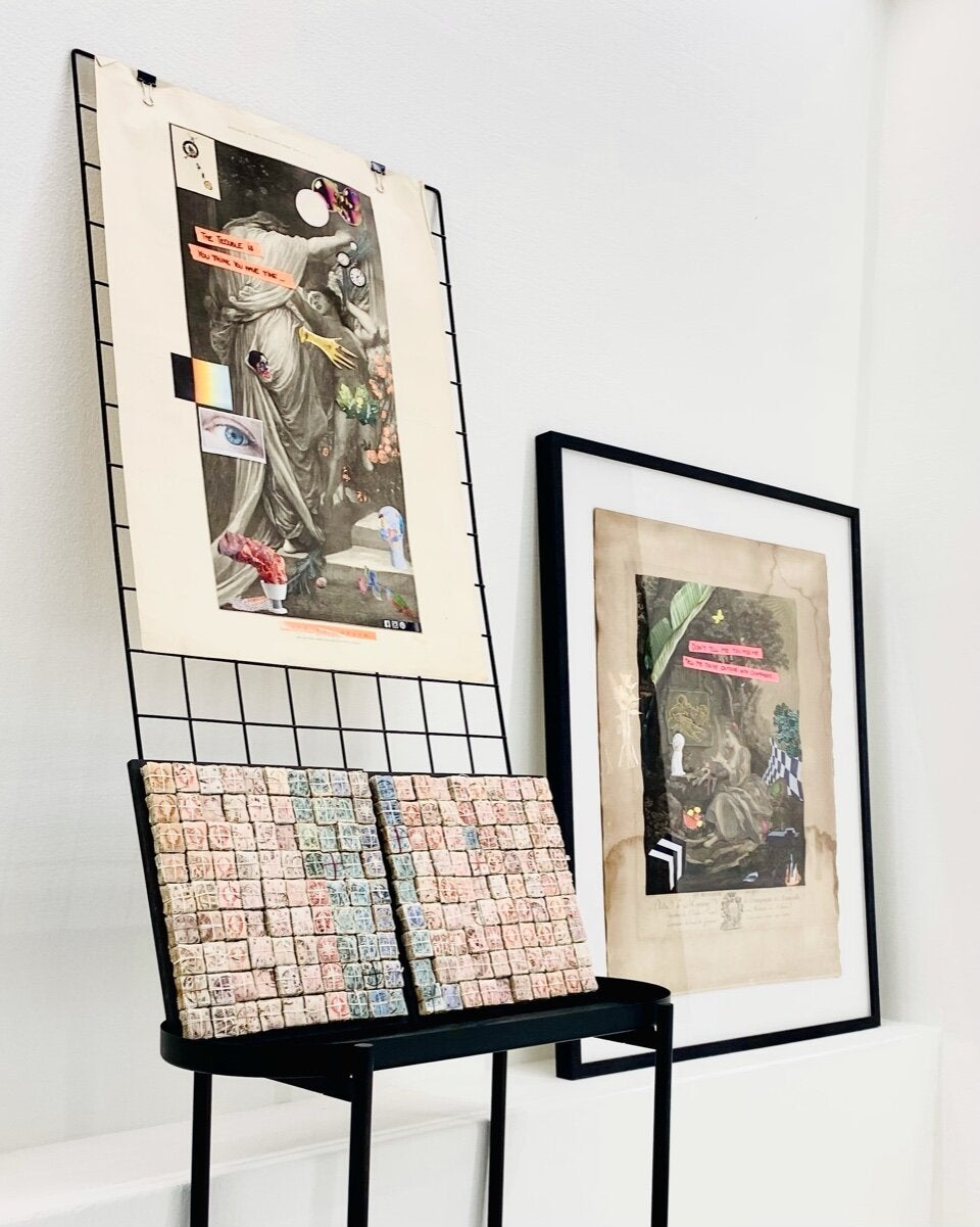 Über 400.000 historische Briefmarken wurden zu Kunstwerken verarbeitet. 