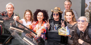 Michael Konsel, Karin Probst, Mausi Lugner, Carmen Kreuzer, Kathi Stumpf, Ales Beza, Gary Howard