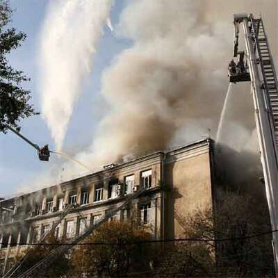 Brandkatastrophe in Moskau