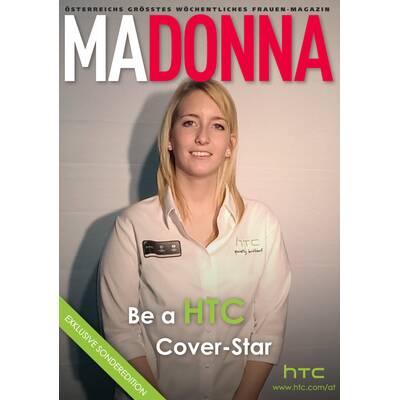 Cover-Model by HTC & MADONNA 