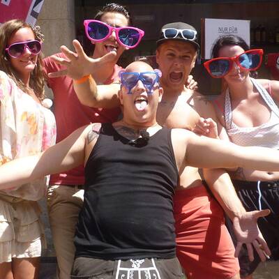 SNF auf ATV Beach party Oida