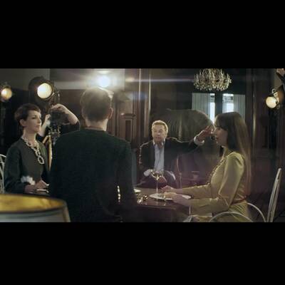 Nena und Helmut Berger drehen Videoclip