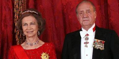 Königin Sofia und König Juan Carlos von Spanien