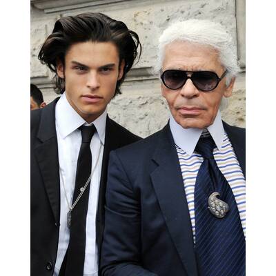 Lagerfelds Muse Baptiste Giabiconi