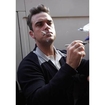 Superstar Robbie Williams