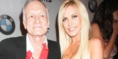 Hugh Hefner & Crystal Harris