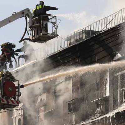 Brandkatastrophe in Moskau