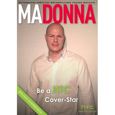 Cover-Model by HTC & MADONNA 