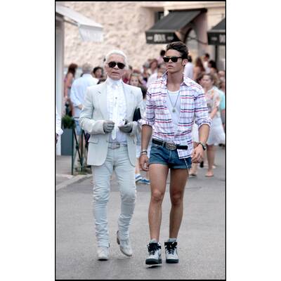 Lagerfelds Muse Baptiste Giabiconi