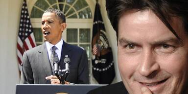 Barack Obama, Charlie Sheen