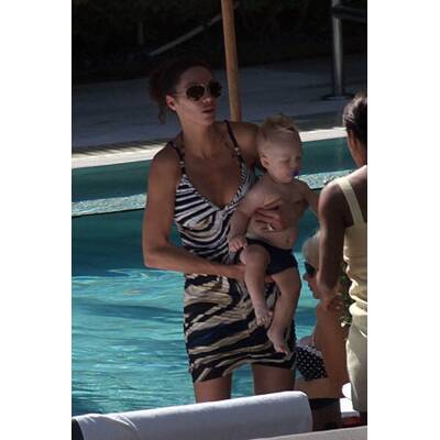  Boris und Lilly Becker mit ihrem Baby Amadeus in Miami.