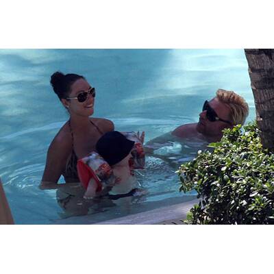  Boris und Lilly Becker mit ihrem Baby Amadeus in Miami.