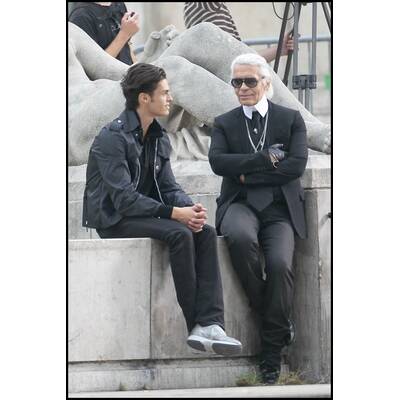 Lagerfelds Muse Baptiste Giabiconi