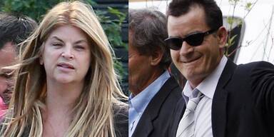 Kirstie Alley, Charlie Sheen