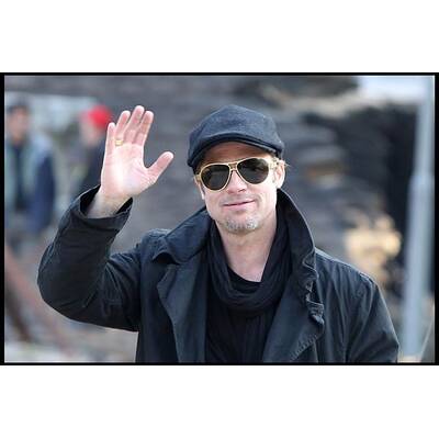 Brad Pitt: Setbesuch bei Angelina Jolie