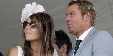 Elizabeth Hurley & Shane Warne