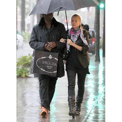 Heidi Klum shoppt mit Seal und ohne Make-up