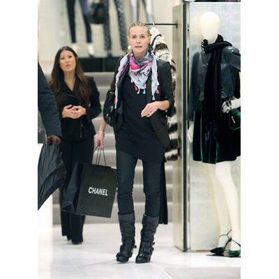 Heidi Klum shoppt mit Seal und ohne Make-up