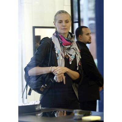 Heidi Klum shoppt mit Seal und ohne Make-up