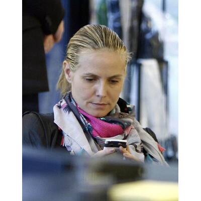 Heidi Klum shoppt mit Seal und ohne Make-up