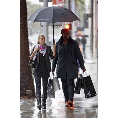 Heidi Klum shoppt mit Seal und ohne Make-up