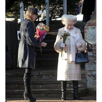 Stars ziehen sich warm an