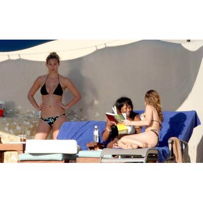 Naomi Campbell und Bar Refaeli: Model-Ferien in Mexiko