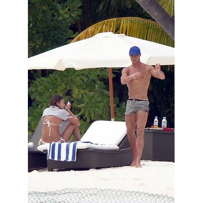 Cristiano Ronaldo & Irina Shayk: Heißes Liebesspiel am Traumstrand