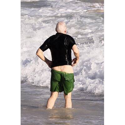 Steve Martin hat Spaß am Strand