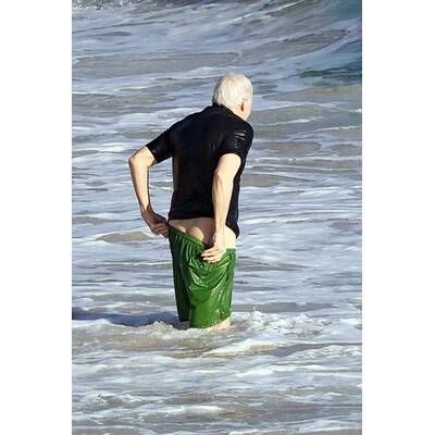 Steve Martin hat Spaß am Strand