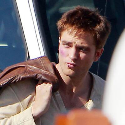 Pattinson am Set zu 