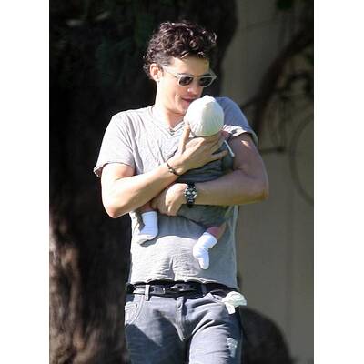 Orlando Bloom: Erster Ausflug mit Baby Flynn