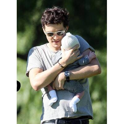 Orlando Bloom: Erster Ausflug mit Baby Flynn