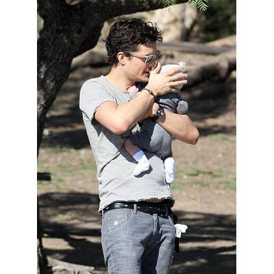Orlando Bloom: Erster Ausflug mit Baby Flynn