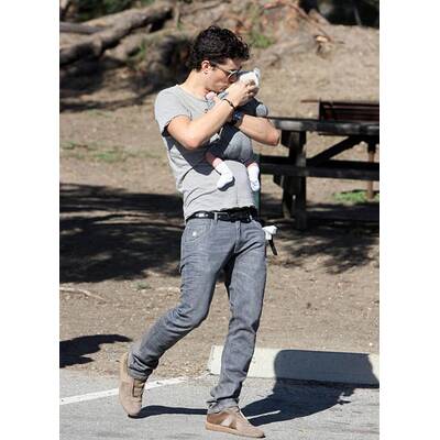 Orlando Bloom: Erster Ausflug mit Baby Flynn
