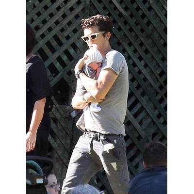 Orlando Bloom: Erster Ausflug mit Baby Flynn