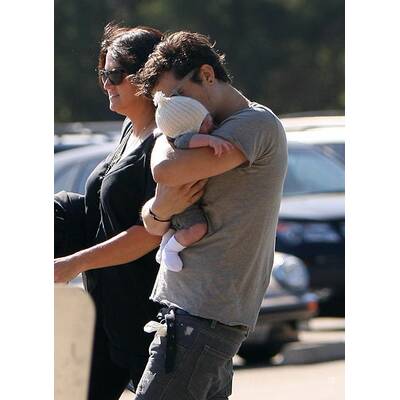 Orlando Bloom: Erster Ausflug mit Baby Flynn