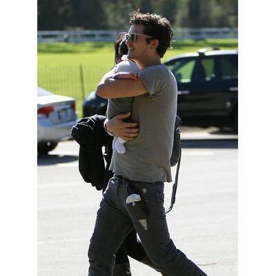 Orlando Bloom: Erster Ausflug mit Baby Flynn