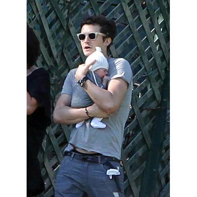 Orlando Bloom: Erster Ausflug mit Baby Flynn