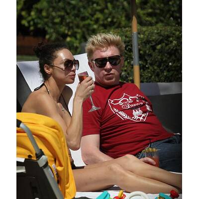 Lilly & Boris Becker mit ihrem süßen Amadeus