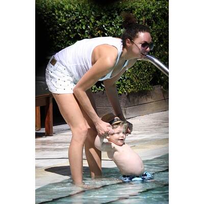 Lilly & Boris Becker mit ihrem süßen Amadeus