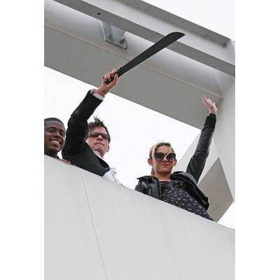 Charlie Sheen und 'Göttin' Natalie Kenly: Gute Laune trotz Kündigung