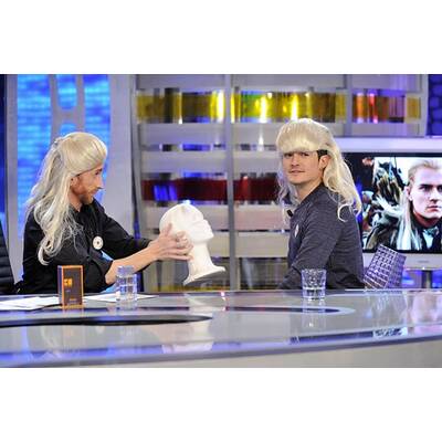 Er hat Humor: Orlando Bloom macht sich zum Affen