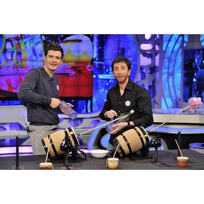 Er hat Humor: Orlando Bloom macht sich zum Affen