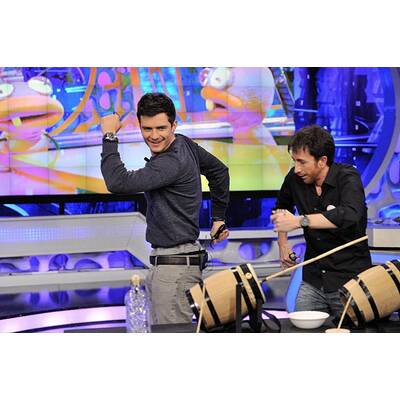 Er hat Humor: Orlando Bloom macht sich zum Affen