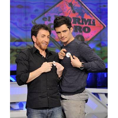 Er hat Humor: Orlando Bloom macht sich zum Affen