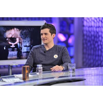 Er hat Humor: Orlando Bloom macht sich zum Affen